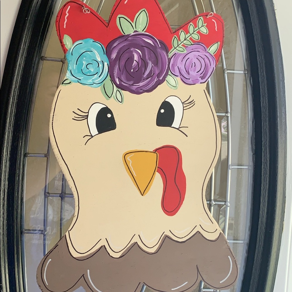 chicken door hanger